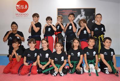 L’equip de joves competidors del Mugendo El Vendrell. Eix